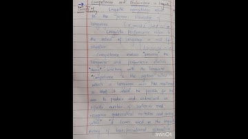 Competence and Performance in Linguistics | Paradigmatic and Syntagmatic in Linguistics #english