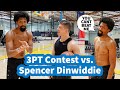3PT Contest vs. NBA STAR Spencer Dinwiddie!! (HE WAS TALKING TRASH!)