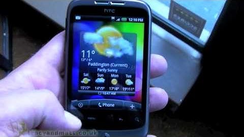HTC Wildfire preview video