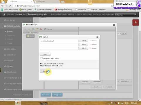 Video: Cách Chèn Banner Flash