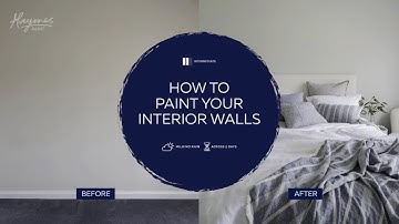How to Paint Interior Walls