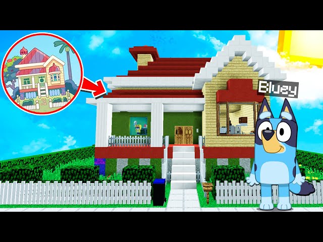 LA CASA DE BLUEY APARECE EN MINECRAFT 