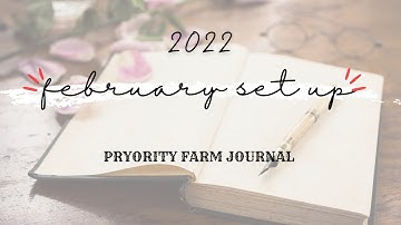 February 2022 Flip Through of My Cut Down Stalogy in a Planner Perfect TN