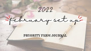 February 2022 Flip Through of My Cut Down Stalogy in a Planner Perfect TN