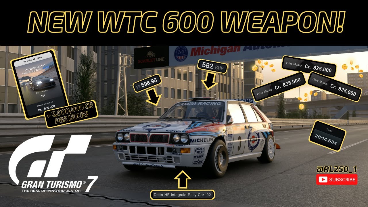 Как победить на Tokyo WTC 600 в новом оружии для зарабатывания денег в GT7