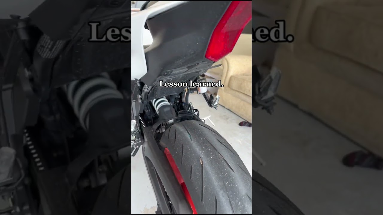 Lesson Learned 😈 ditch the plate, no chase no case, drop a gear 