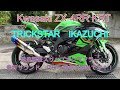 Kawasaki　ZX- 4RR　KRT　TRICKSTAR　IKAZUCHI政府認証スリップオンマフラー走行サウンドパワー感やばいです！！Gライダーnoriモトブログ