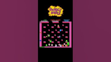 bubble bobble Level 34 – Classic Arcade Gameplay#shorts