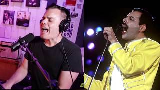 Marc Martel and Freddie Mercury - You Take My Breath Away [Side-By-Side]