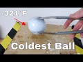 -321°F Japanese Mirror-Polished Ice Ball— Exothermic Ice Formation