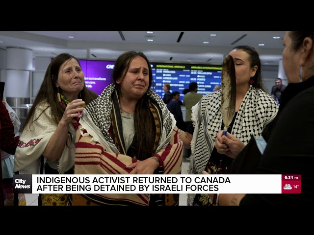 City News | Mskwaasin Agnew Returns to Toronto after Being Held Captive by IOF | Freedom Flotitlla