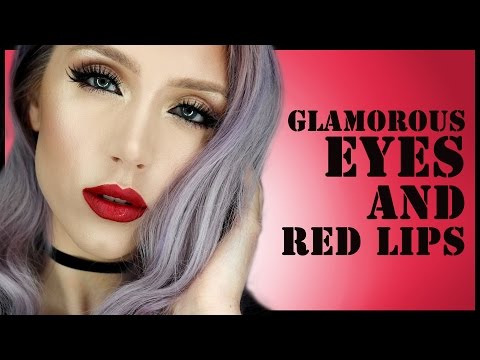 Glamorous Red Lips