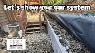 Inside Look At Our Companies Retaining Wall Construction System