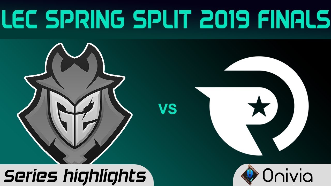 G2 vs OG Highlights All Games LEC Spring 2019 Finals G2 Esports vs Origen LEC Highlights By Onivia
