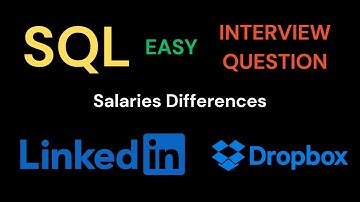 Solution to StrataScratch SQL Easy - Salaries Differences