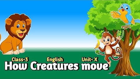 How Creatures Move Class 3 Unit‐10 English-Marigold with question answer @NCERTTHEMIND