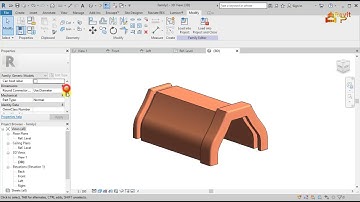 Tự hoc Revit - Chuyên đề mái nhà - Tạo thư viện dãy ngói úp nóc