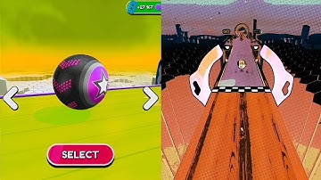 Going Balls Android Game Vs Video Reverse SpeedRun Gameplay #1027