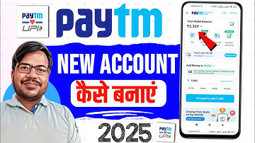 Paytm new account create kaise kare | How to create new paytm account 2025 | paytm account banaye 