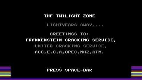 Twilight Zone (TWZ) Intro 5 ! Commodore 64 (C64)