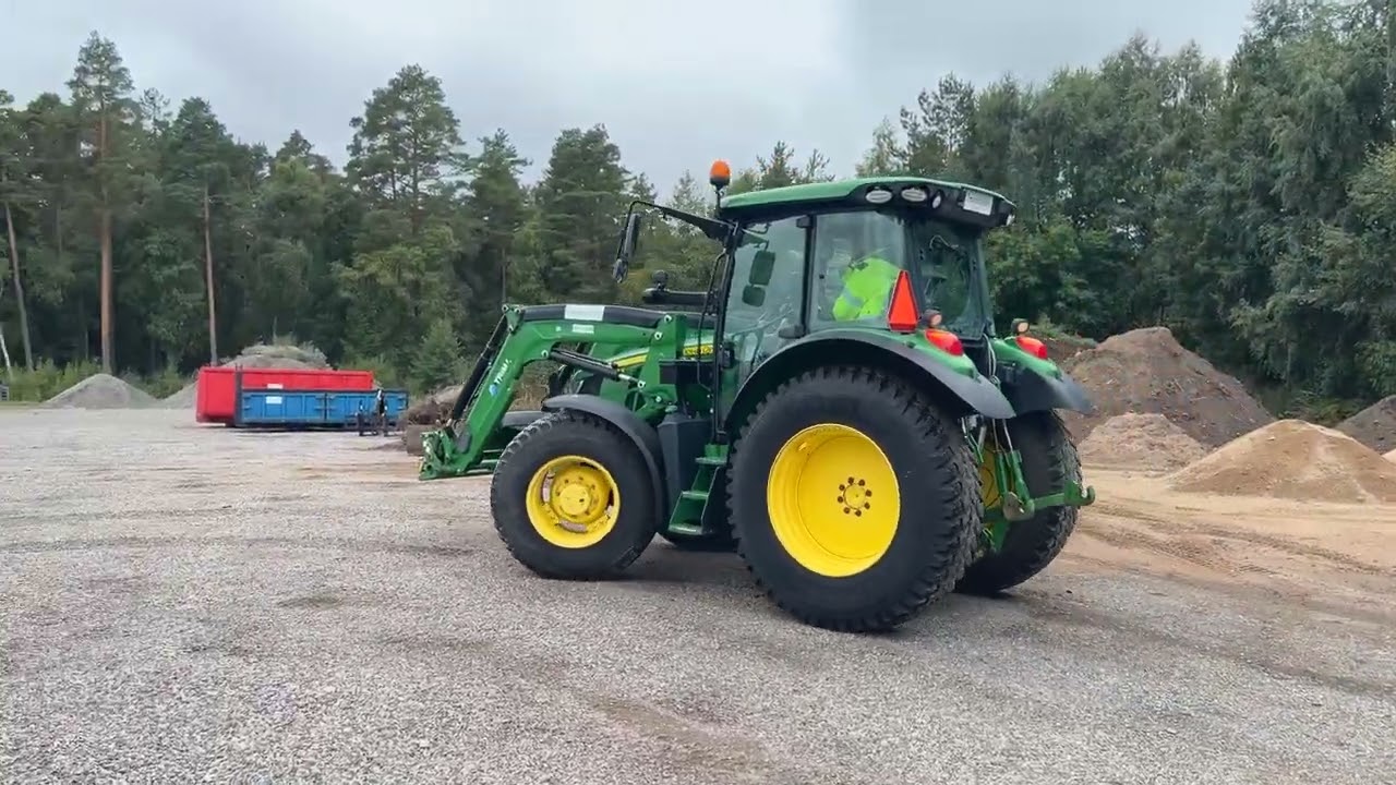 Traktor med lastare JOHN DEERE