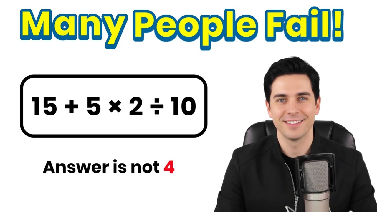 Most People Get This Simple Math Question Wrong!