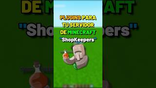 PLUGINS para tu SERVIDOR de Minecraft - ShopKeepers (ALDEANOS Comerciantes)