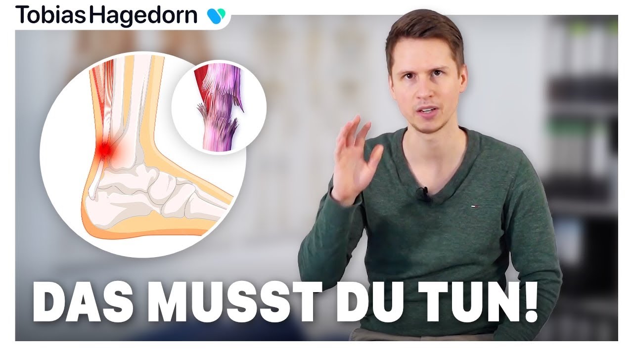 ACHILLESSEHNEN SCHMERZ (Achillodynie) || ÜBUNG für ZUHAUSE