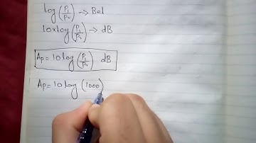 Decibel (dB) - Power gain, Voltage gain, and Current gain