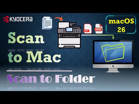 Kyocera|Настройка сканирования в папку на Mac|Пошаговое руководство|Сканирование в SMB|macOS Taho...