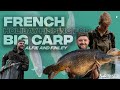 French holiday fishing for big carp  alfie and finley at abbey lakes