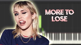 More to Lose - Miley Cyrus