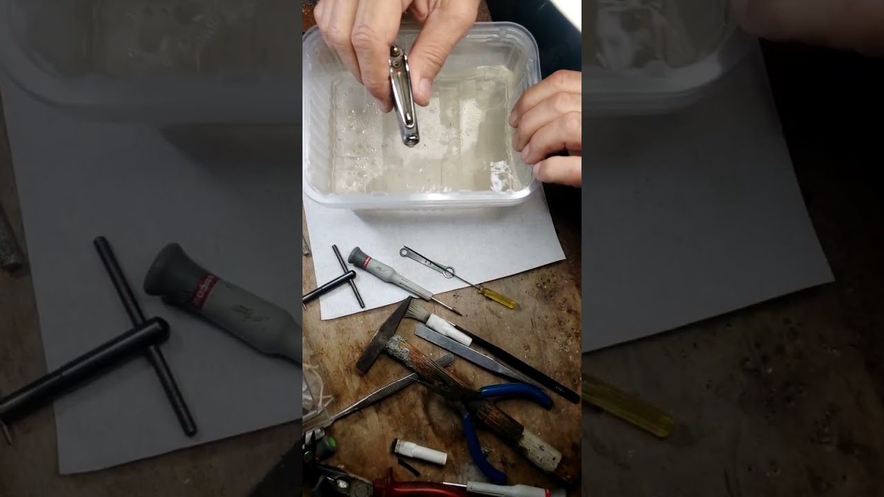 Ronson Premier MK1 Lighter repair channel flint holder drilled Contacts: