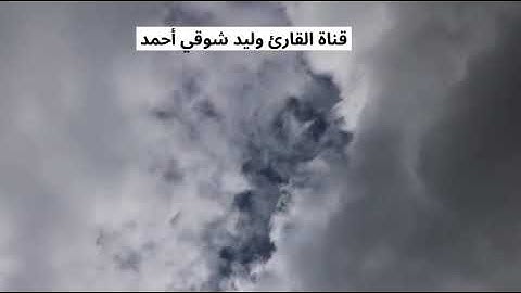 مقطع من سورة النساء بصوت القارئ وليد شوقي أحمد