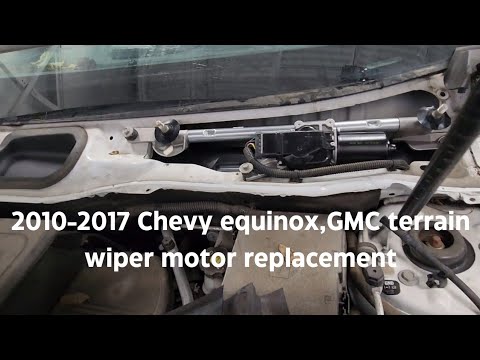 2010-2017 Chevy equinox,GMC terrain wiper motor replacement - YouTube