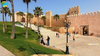 RABAT وأخيرا اكتشف الكنز الرباطي بأقدم مكان أندلسي روعة قصبة الوداية وجمال الحديقة والمقهى والحواري