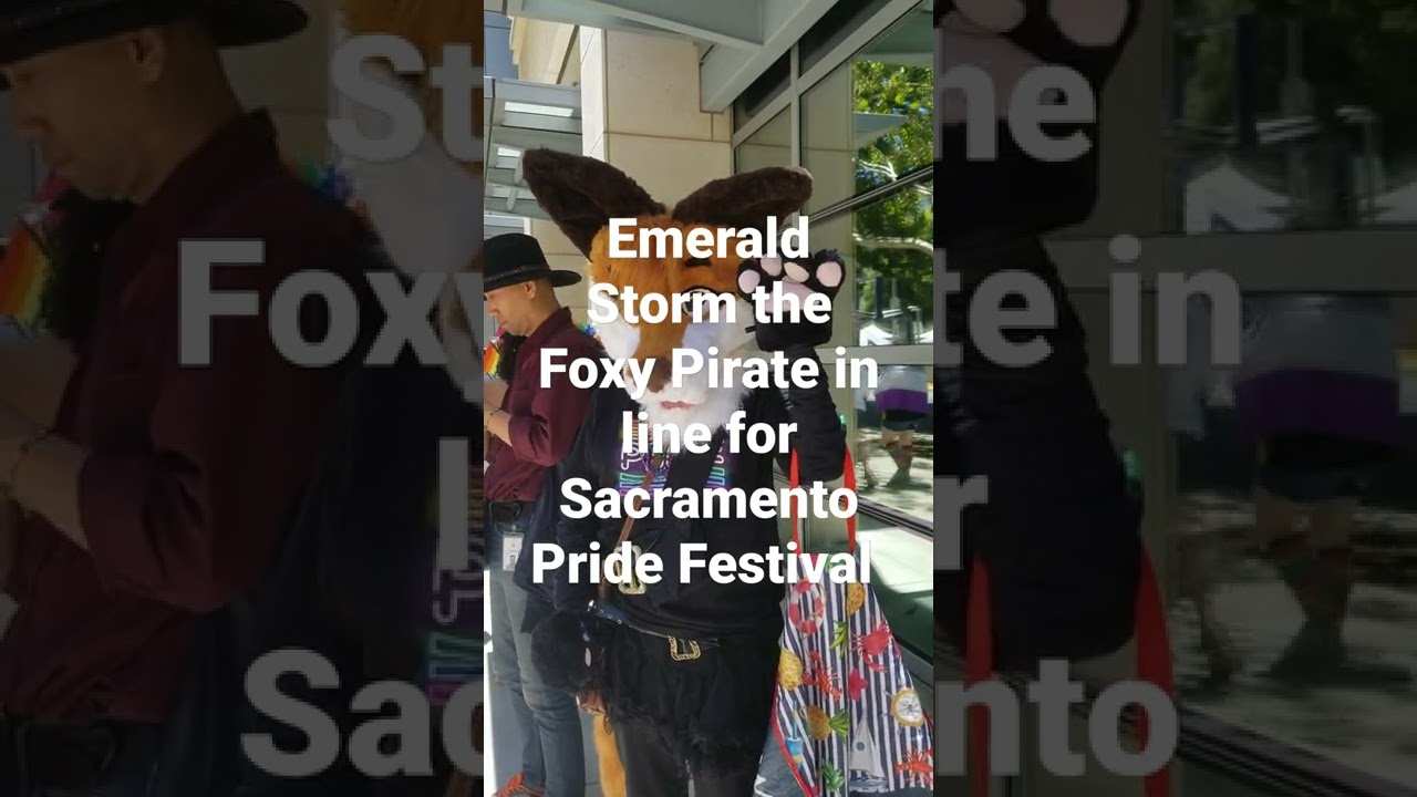 Furry in line for Sacramento Pride Festival