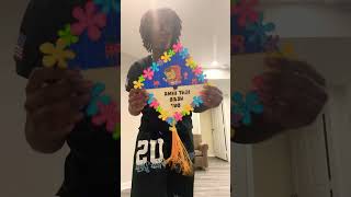 Custom spongebob grad cap 😼#subscribe #spongebob #graduation