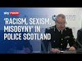 Police scotland institutional racism sexism misogyny and discrimination exists