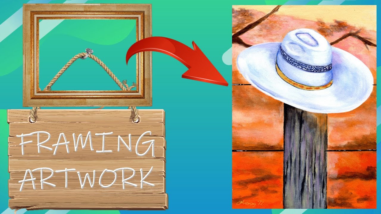 How To Frame Paintings At Home How I Frame My Paintings YouTube How To Frame Paintings At Home How I Frame My Paintings YouTube