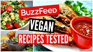 Buzzfeed food recipes tested: vegan taste test