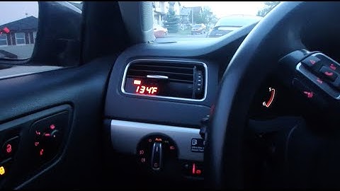 Installing the P3cars Guage in my Jetta TDi