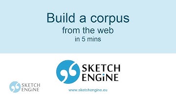 Build a corpus from the web