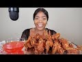 FRIED CHICKEN MUKBANG WITH SWEET AND SOUR SAUCE!!!