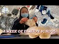 A week of fashion school  living alone  nyc fashion student parsons art school vlog