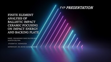 FINITE ELEMENT ANALYSIS OF BALLISTIC IMPACT CERAMIC FOCUSING ON IMPACT ENERGY AND BACKING PLATE