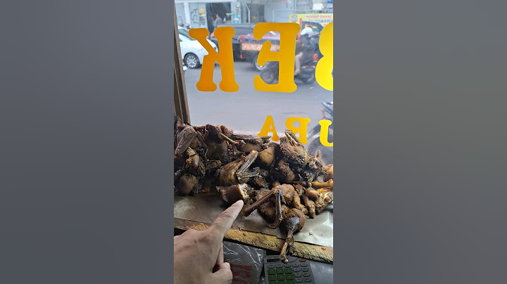Udah jualan 20 tahun lebih! nasi bebek madura legendaris di Kota Depok!