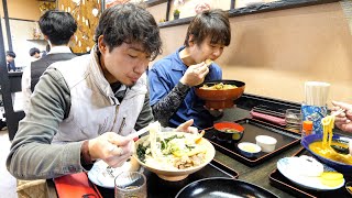 Amazing Katsudon! On a Full Stomach! Super Large Serving Udon Restaurant in Japan!