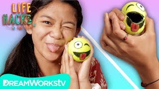 Emoji Tennis Ball Pouch | LIFE HACKS FOR KIDS screenshot 4