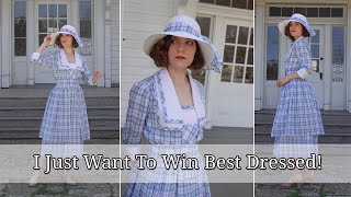 Sewing a 1920s day dress